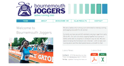 Desktop Screenshot of bournemouthjoggers.co.uk